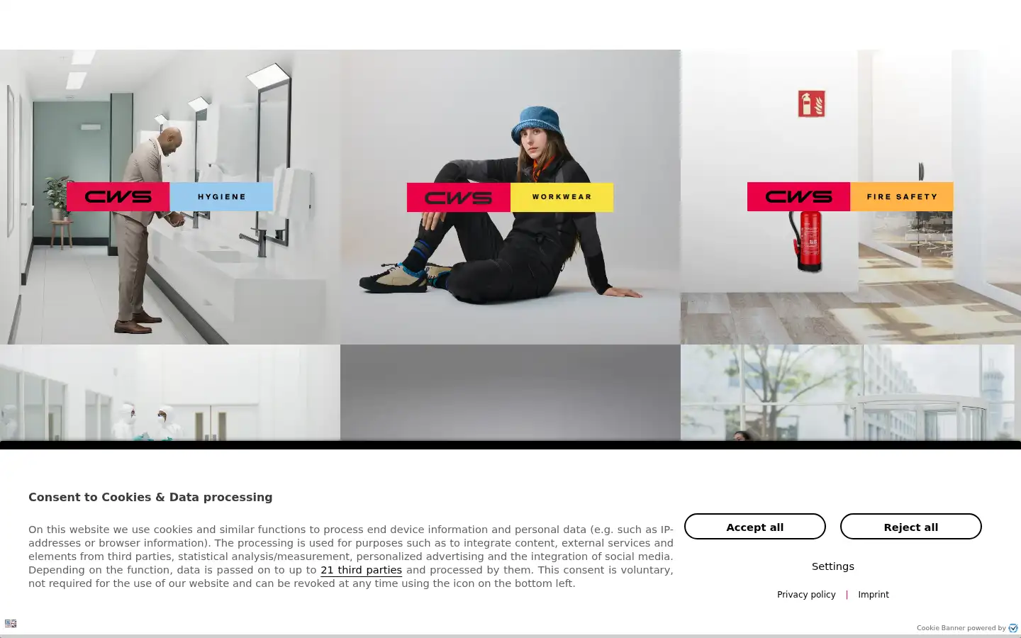 Screenshot of cws.com