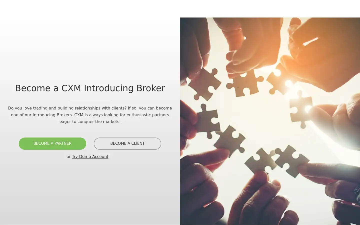 Screenshot of cxm.com