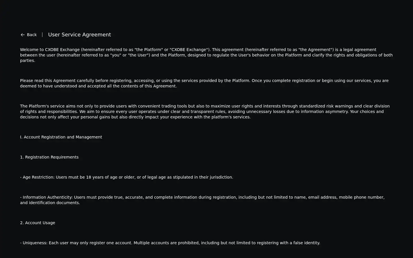 Screenshot of cxobe.com