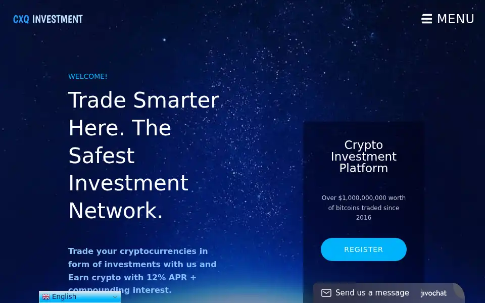 Screenshot of cxqinvestment.com