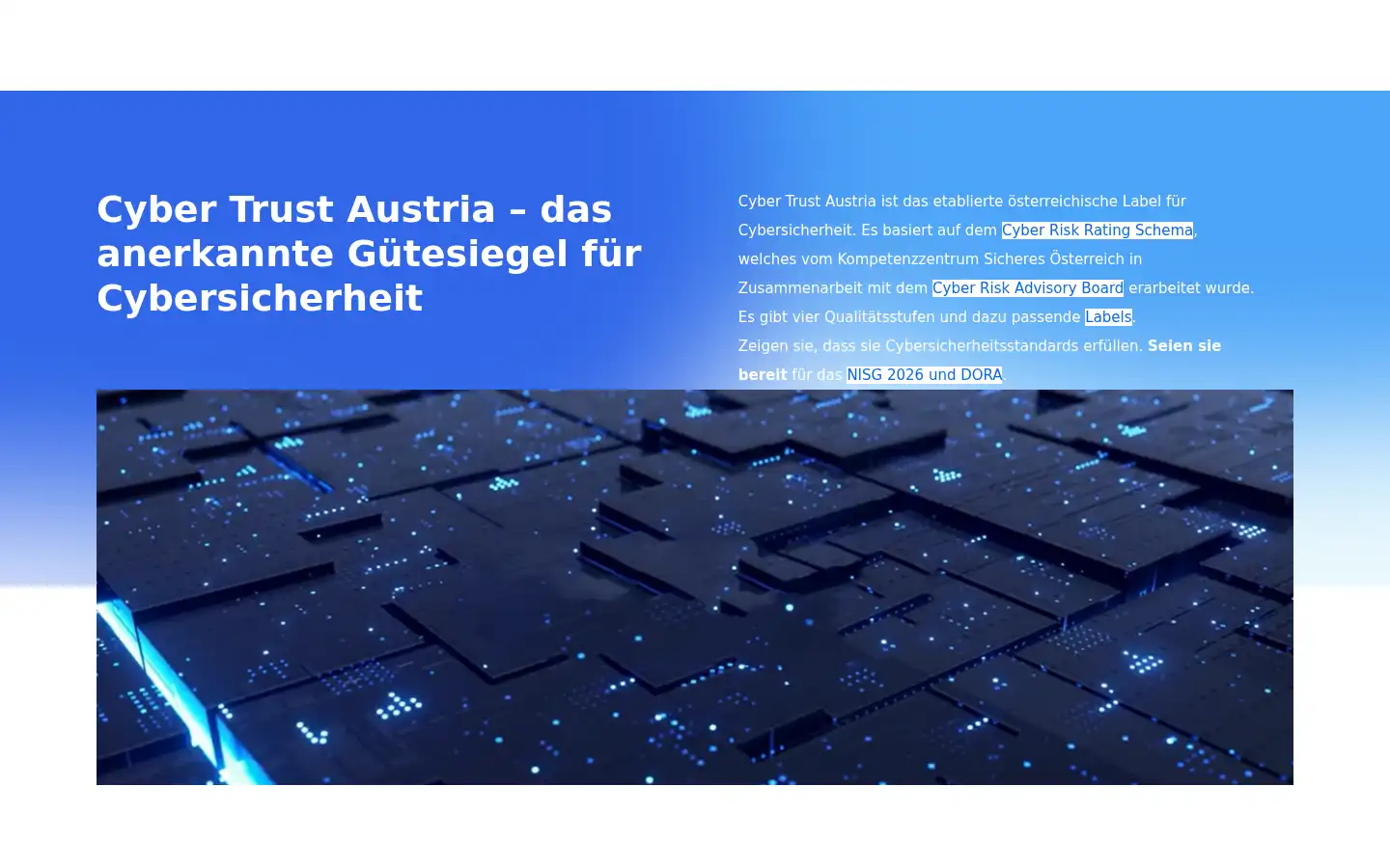 Screenshot of cyber-trust.at