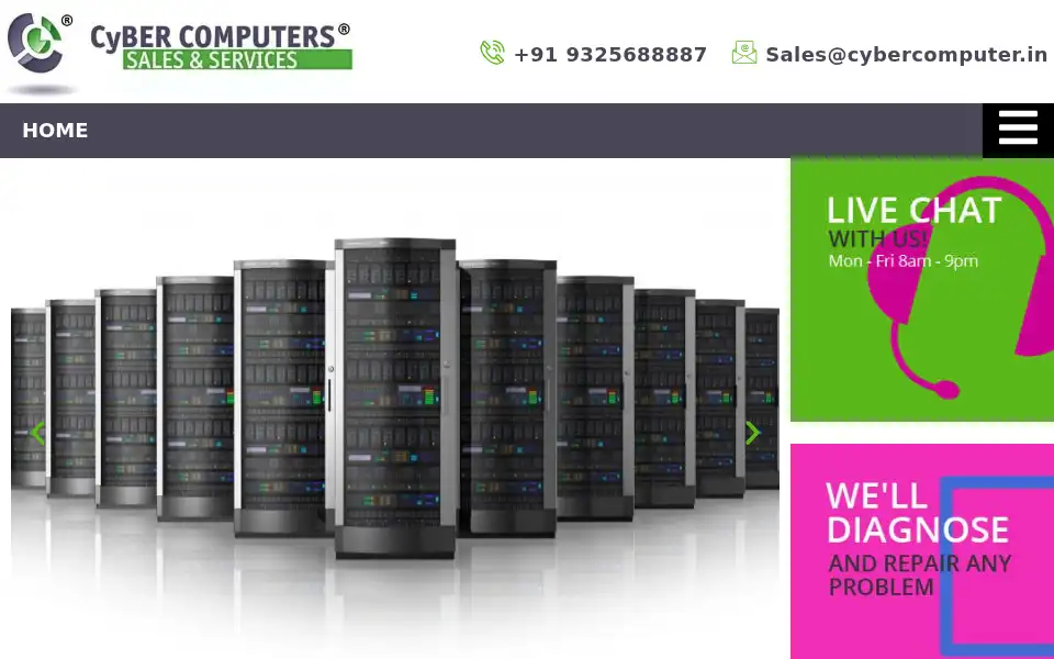 Screenshot of cybercomputers.in