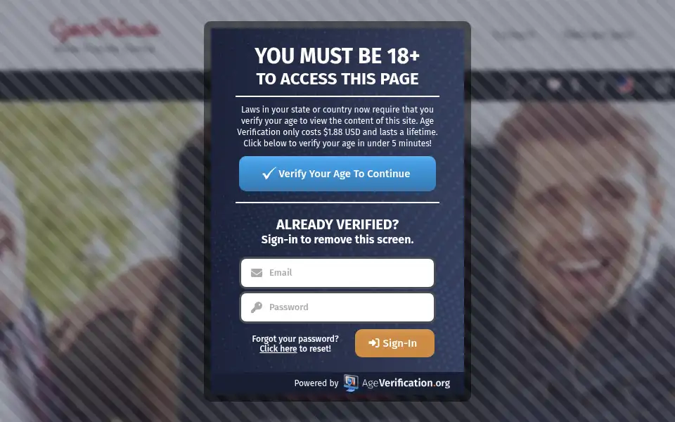 Screenshot of cyberfriends.com