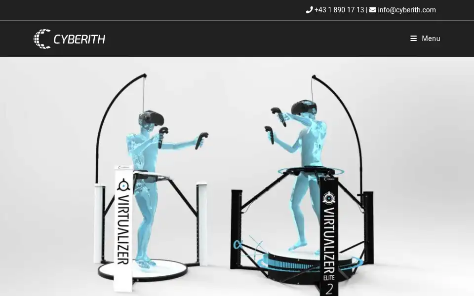 Screenshot of cyberith.com