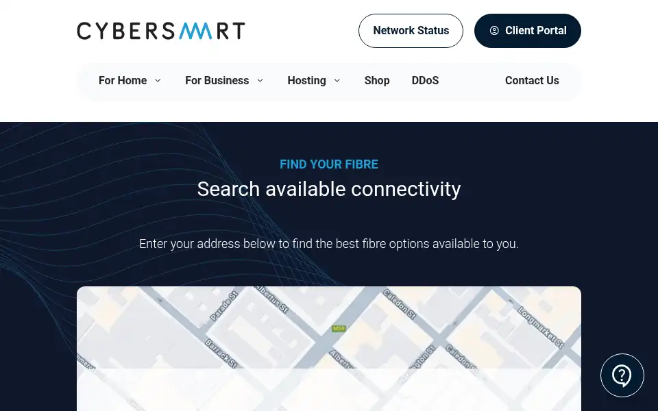 Screenshot of cybersmart.co.za