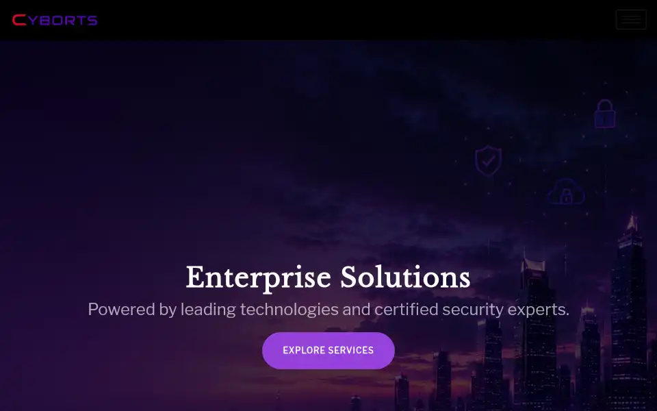 Screenshot of cyborts.com