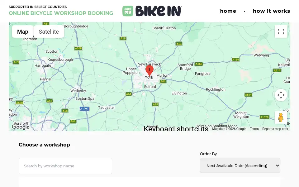 Screenshot of cycle-street.co.uk