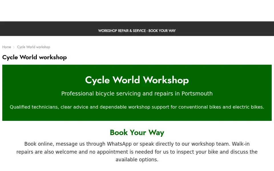 Screenshot of cycleworld.co.uk