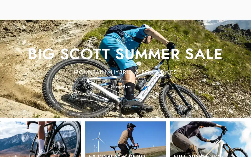 Screenshot of cycling2000.co.uk