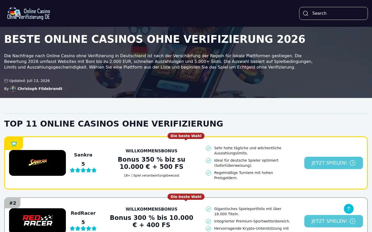 Screenshot of cycontrol.de