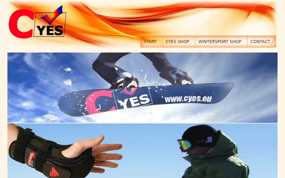 Screenshot of cyes.nl