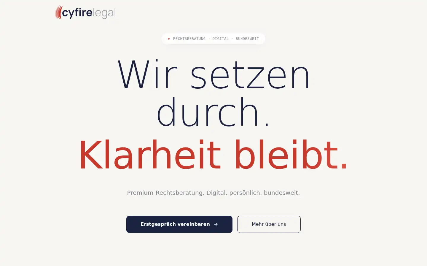 Screenshot of cyfire.de
