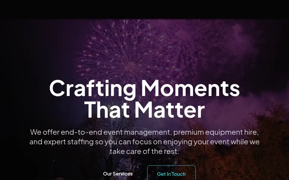 Screenshot of cymba.events