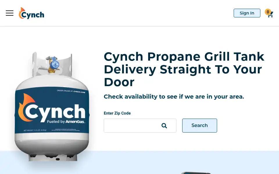 Screenshot of cynch.com