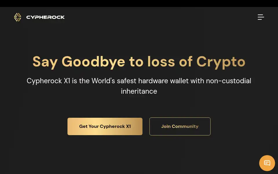 Screenshot of cypherock.com