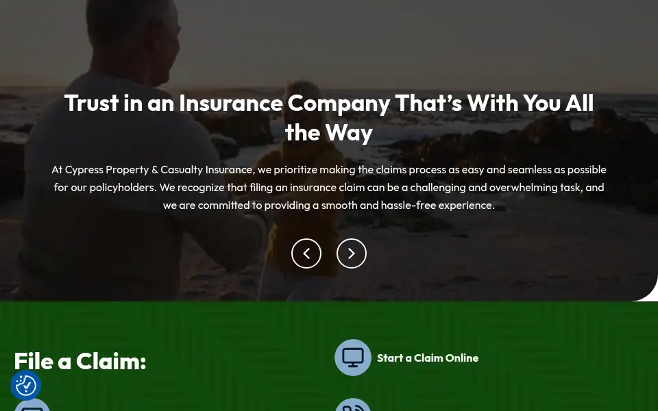 Screenshot of cypressig.com