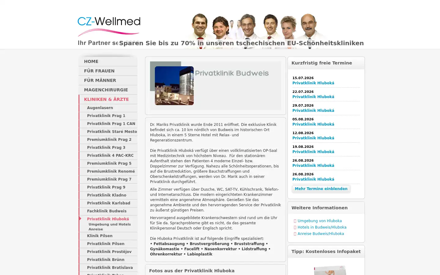 Screenshot of cz-wellmed.de