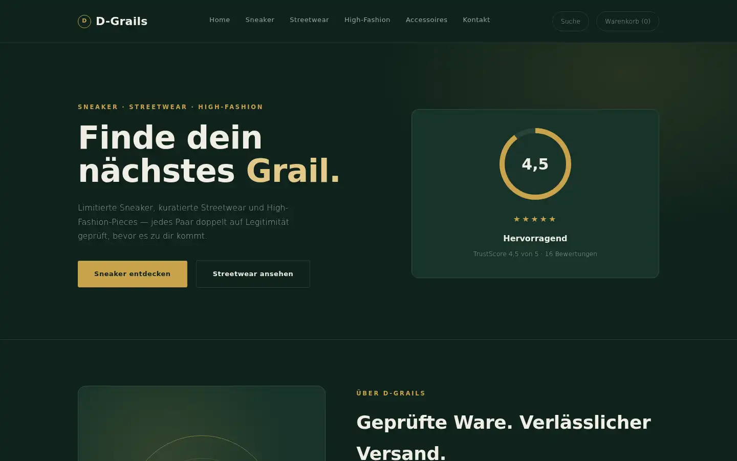 Screenshot of d-grails.com