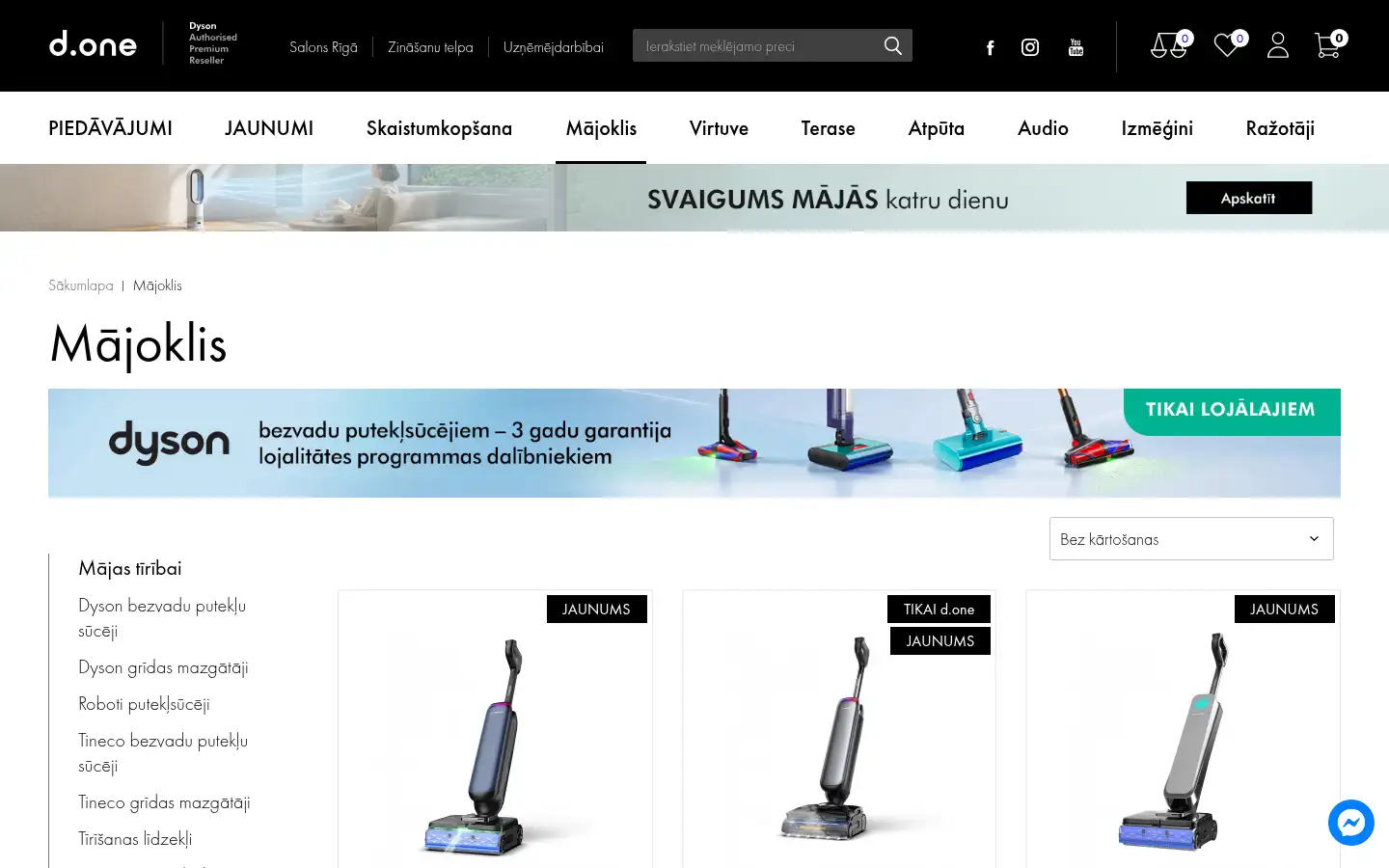 Screenshot of d-one.lv