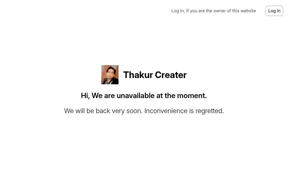Screenshot of d-temporary-1thakurcreater.dotpe.in