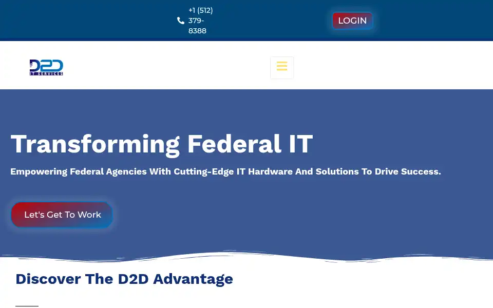 Screenshot of d2dis.com