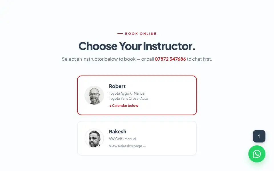 Screenshot of d4driving.co.uk