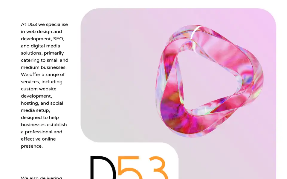 Screenshot of d53media.com