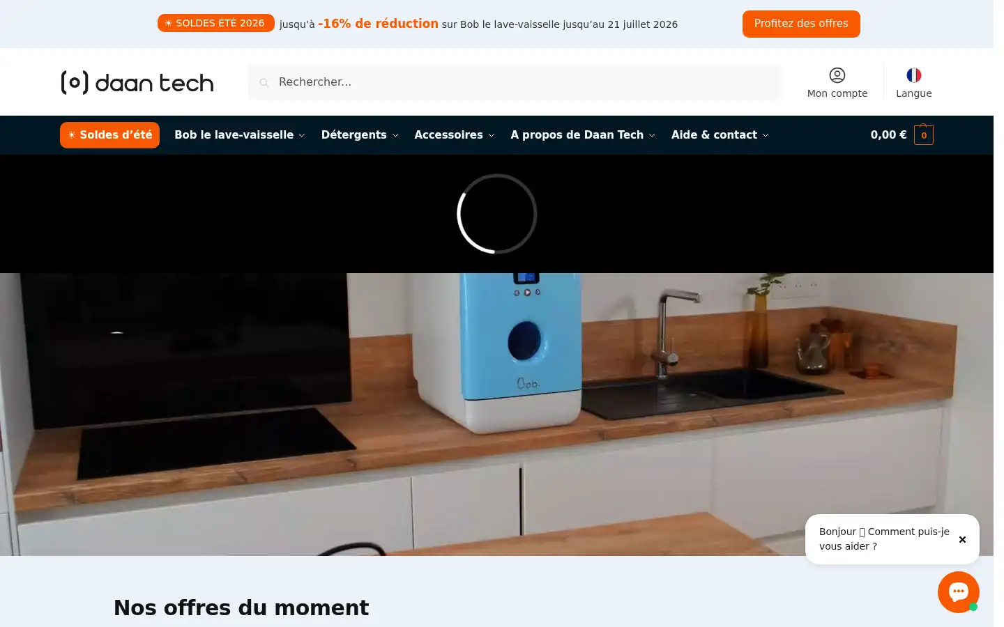 Screenshot of daan.tech