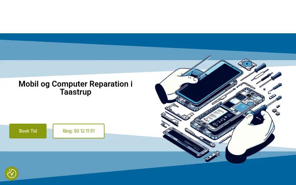 Screenshot of daasrepair.dk
