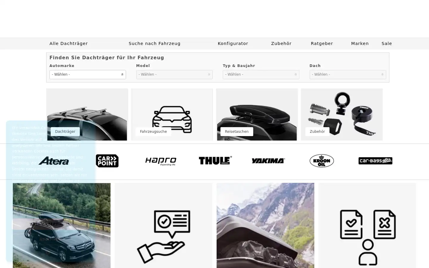 Screenshot of dachtraegerexperte.de