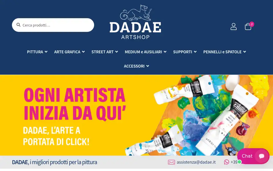 Screenshot of dadae.it