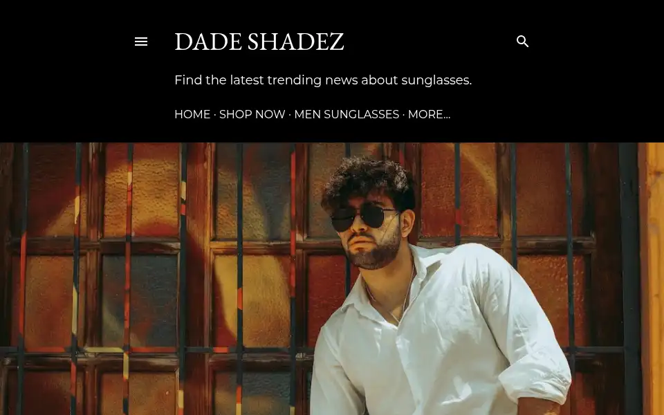 Screenshot of dadeshadez.com