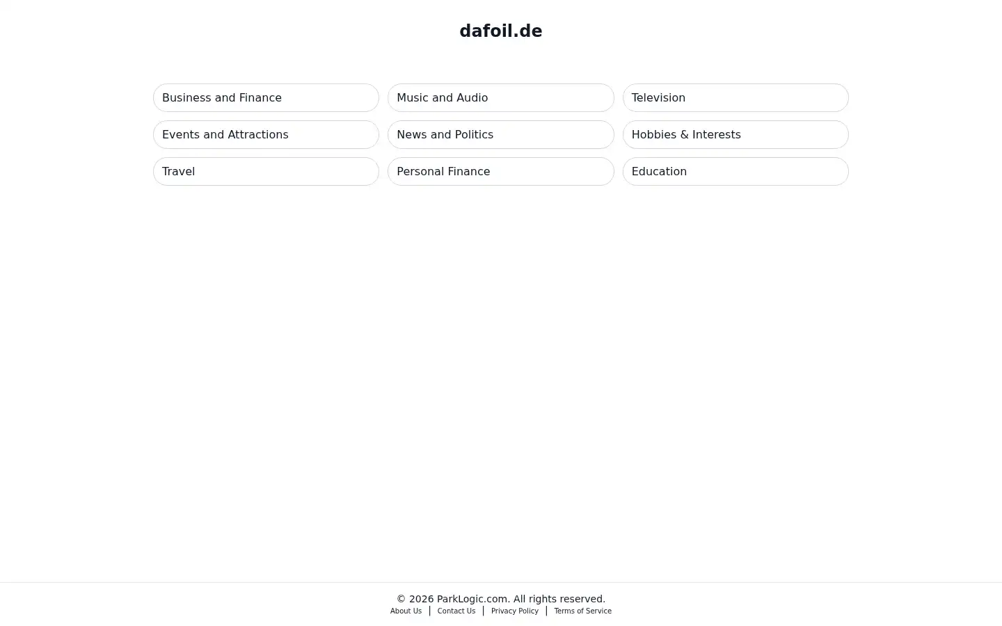Screenshot of dafoil.de