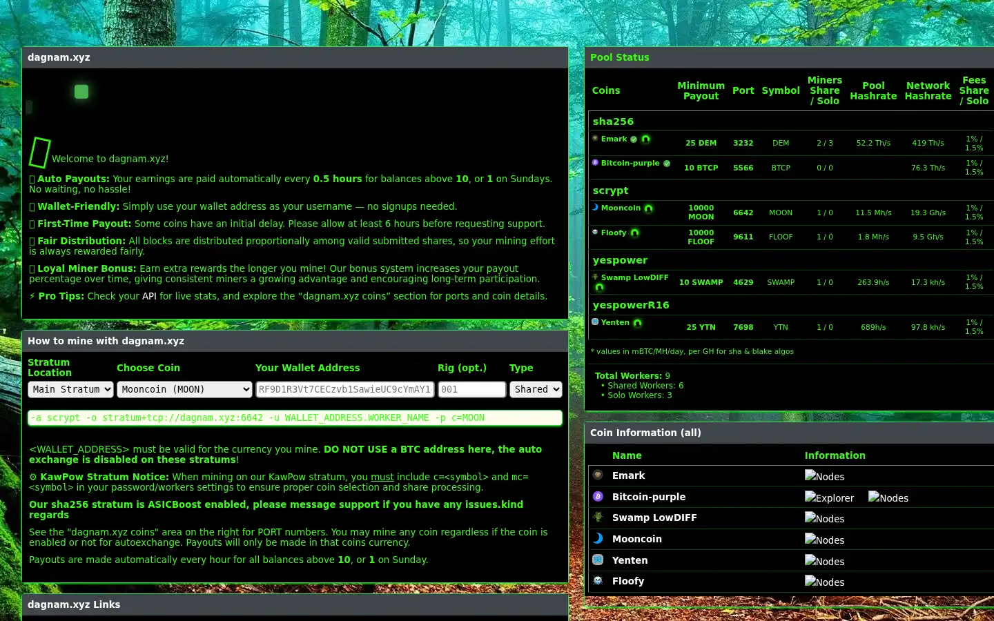 Screenshot of dagnam.xyz