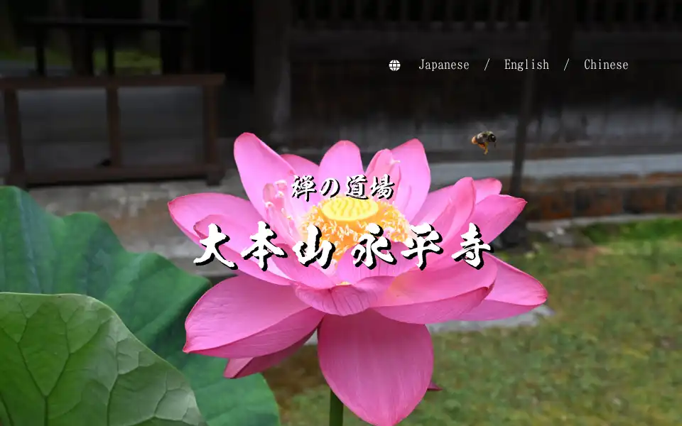 Screenshot of daihonzan-eiheiji.com