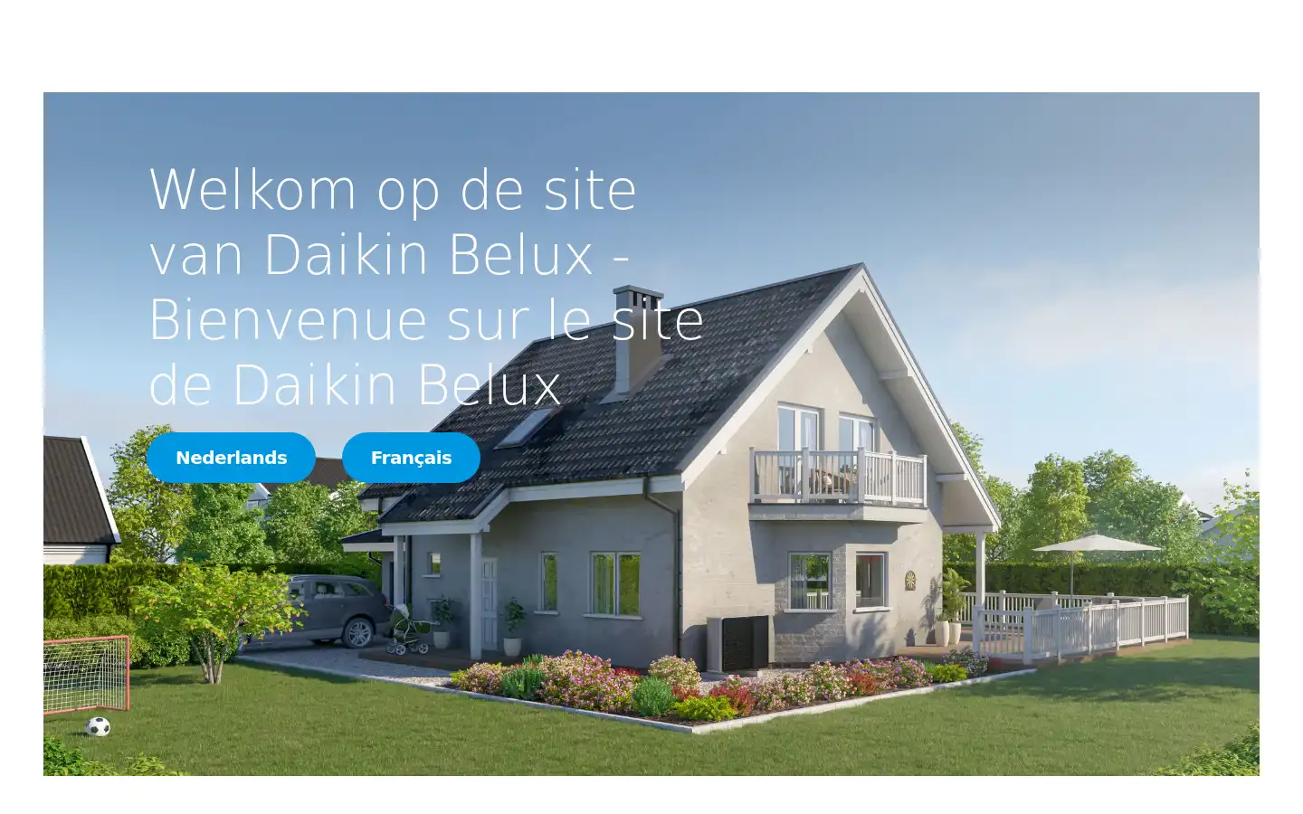 Screenshot of daikin.be