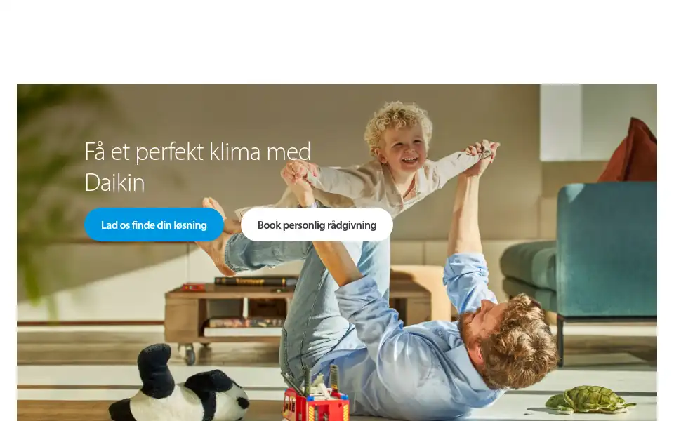 Screenshot of daikin.dk