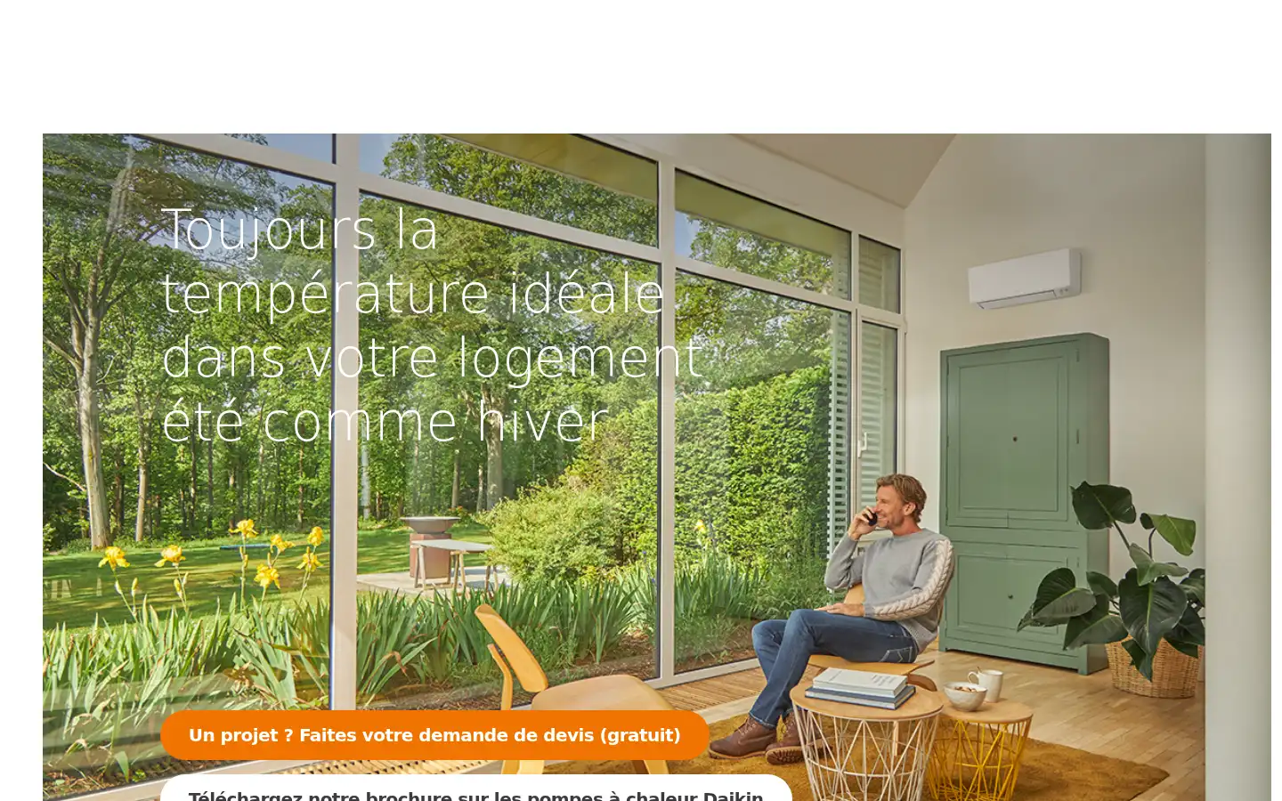 Screenshot of daikin.fr