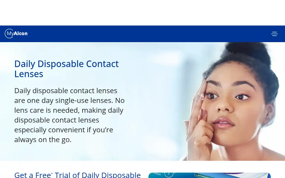 Screenshot of dailies.com