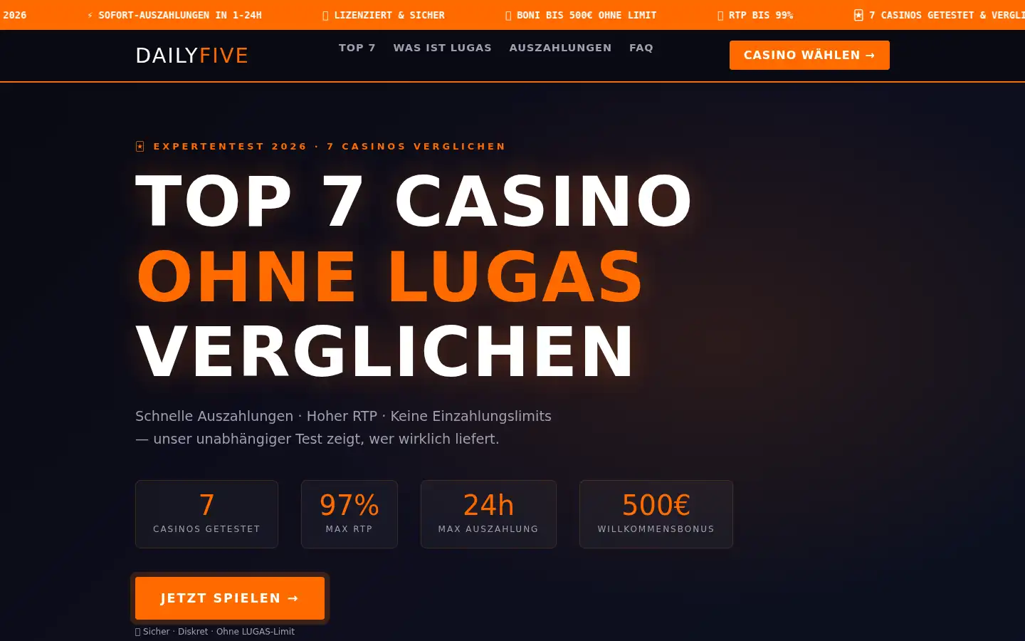 Screenshot of daily-five.de