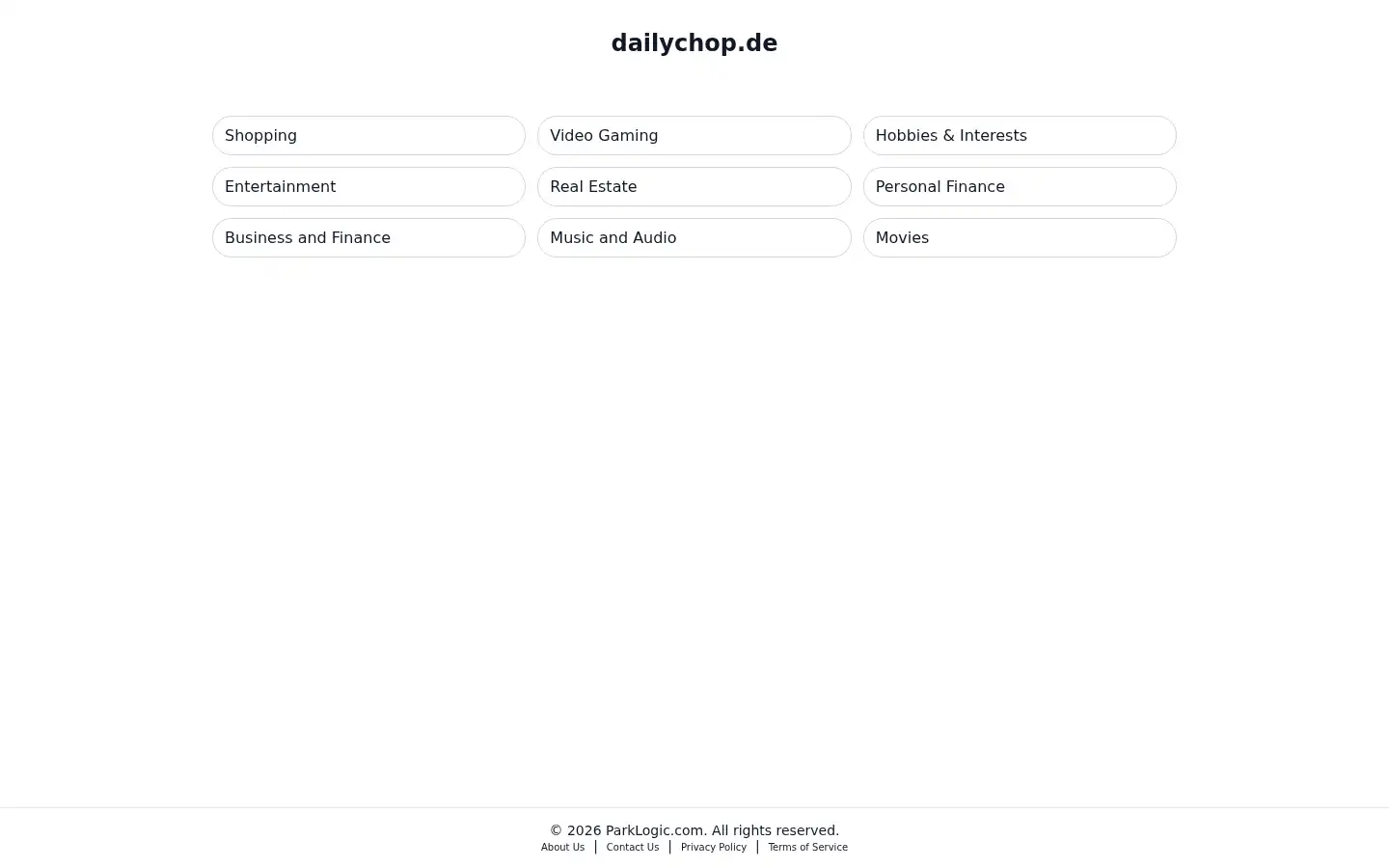 Screenshot of dailychop.de
