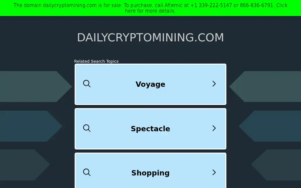 Screenshot of dailycryptomining.com