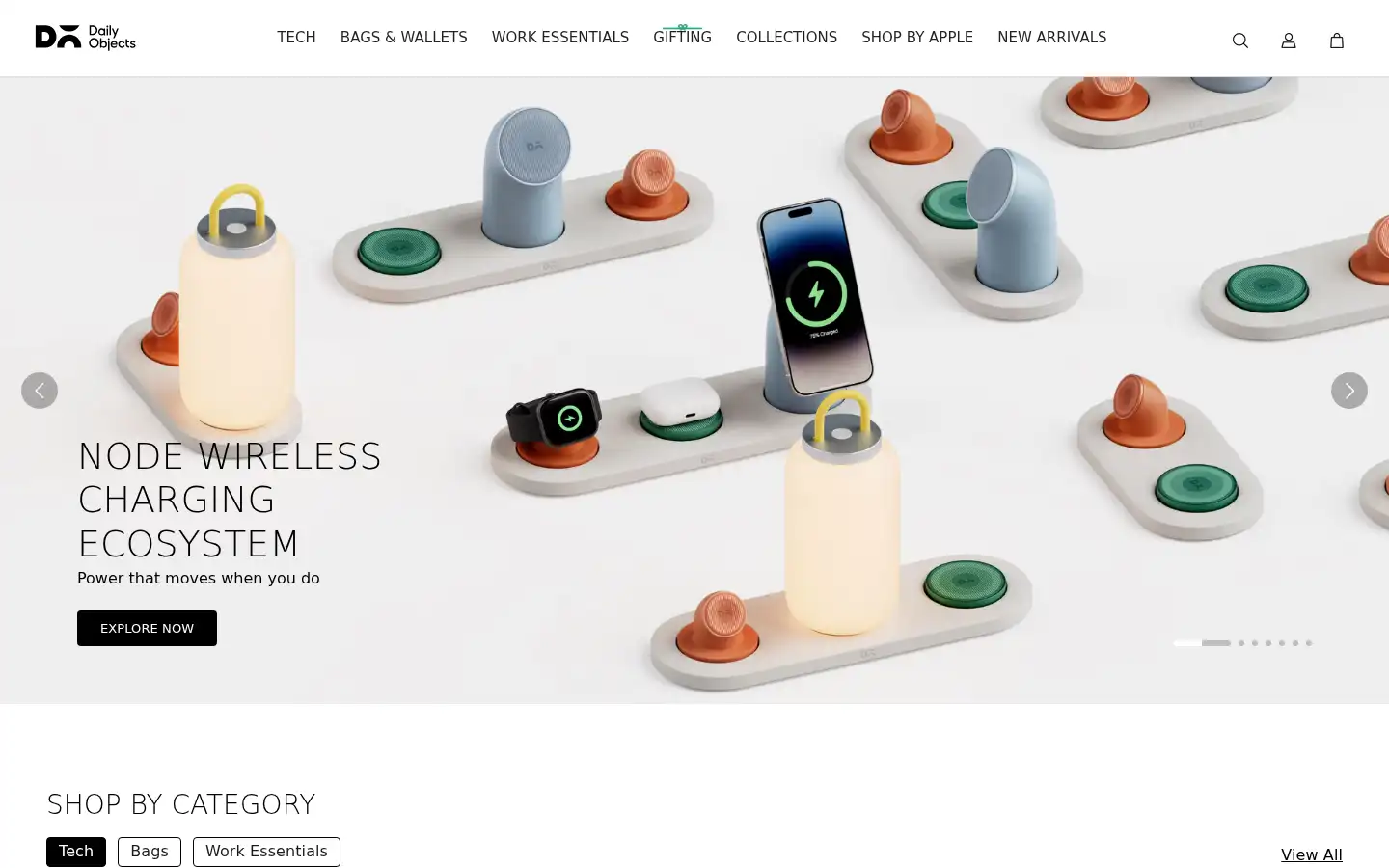 Screenshot of dailyobjects.com
