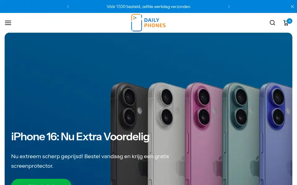 Screenshot of dailyphones.io