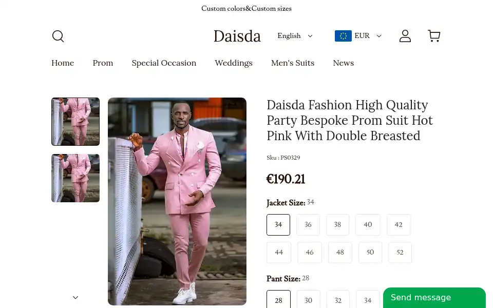 Screenshot of daisda.com