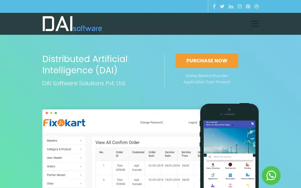 Screenshot of daisoftware.com