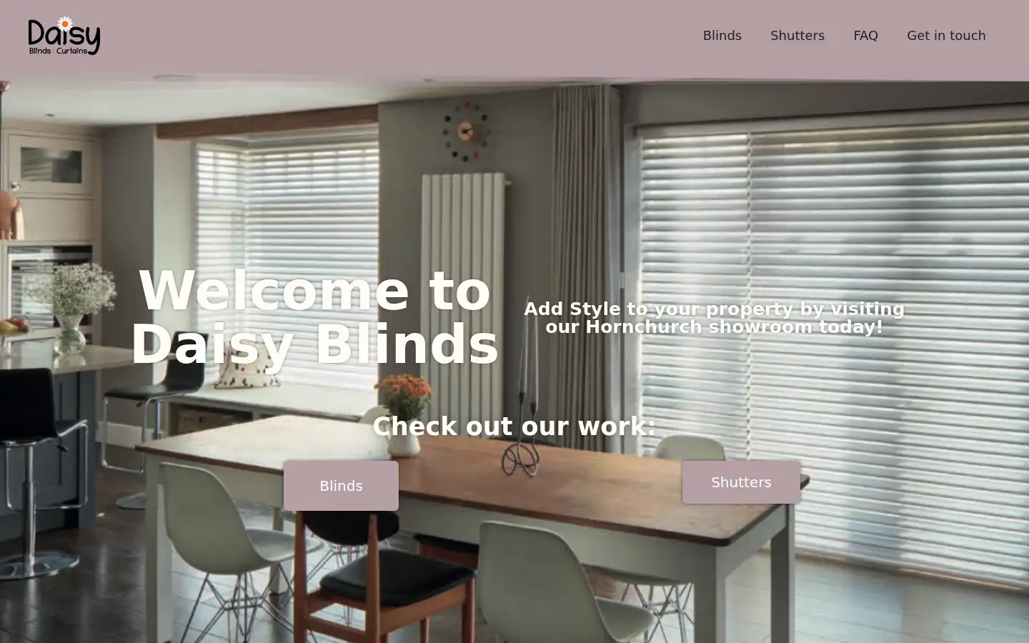 Screenshot of daisyblinds.co.uk