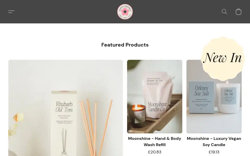 Screenshot of daisycheynes.com