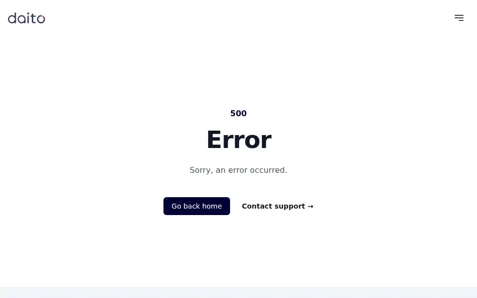 Screenshot of daito.io
