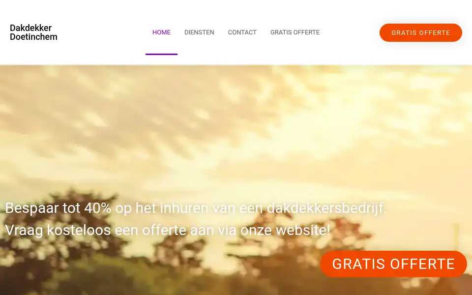 Screenshot of dakdekkerdoetinchem.net